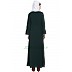 Embroidered Umbrella abaya- Bottle Green Embroidered Umbrella abaya- Bottle Green